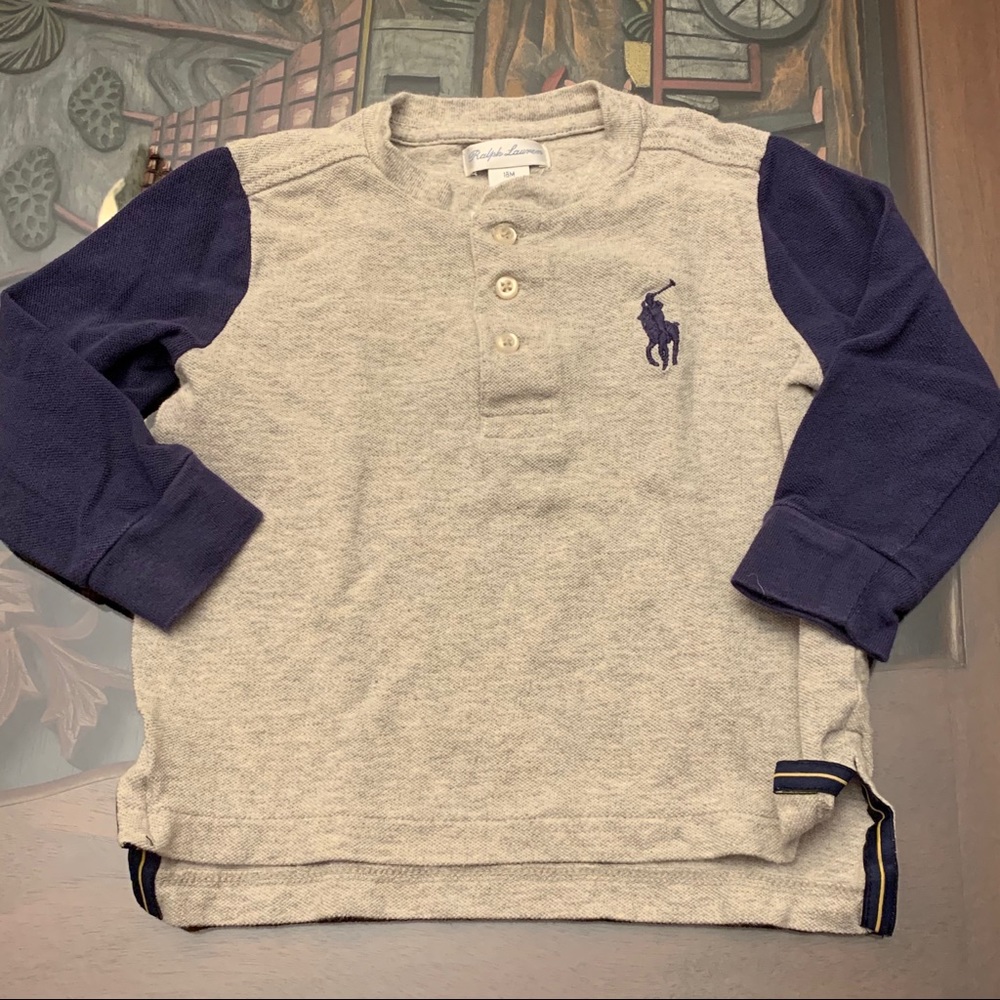 Ralph Lauren baby boy long-sleeve shirt
